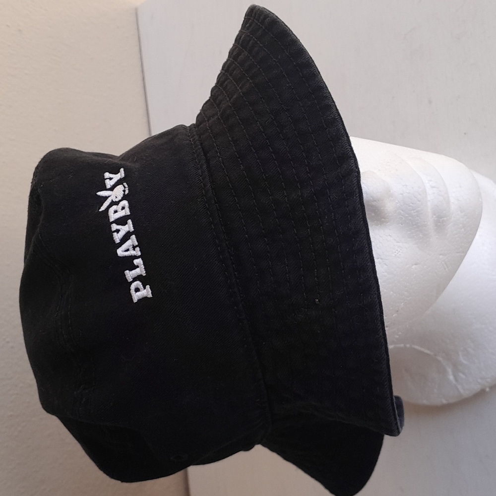 PLAYBOY Black Bucket Hat